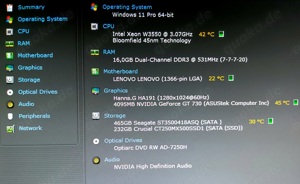 Lenovo s20 Pc: 8 3,07 GHz, 4Gb Grafik, 16Gb ram, SSD +HDD Bild 2