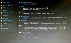 Asus i7 Pc: win.11, SSD +HDD, HDMI, 16Gb ram, Wlan,  2Gb Grafik Bild 3