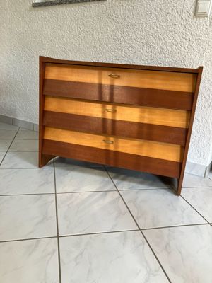 Mid Century 50er 60er Vintage Schuhschrank Kommode Retro