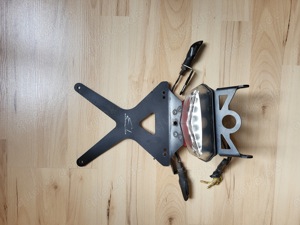 Motorrad Set Kennzeichenhalter, LED-Rücklicht, 2 LED-Blinker Bild 4