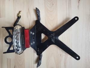 Motorrad Set Kennzeichenhalter, LED-Rücklicht, 2 LED-Blinker