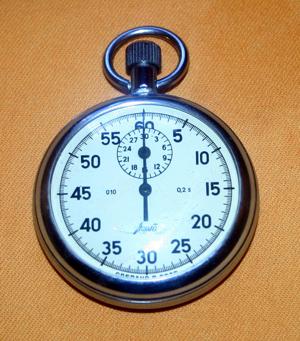  Stoppuhr Azam 60sek 30min Made in CCCP inkl. OVP