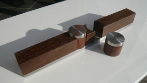 Salz & Pfeffer - Streuer, Edelstahl   Holz. Set Bild 2