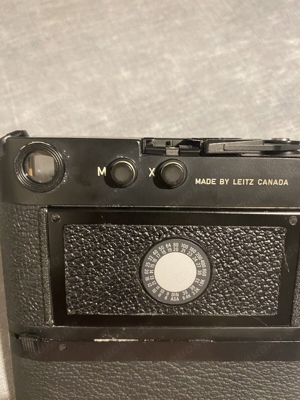 Leica M 4 Chrome Film Camera w Elmar 50mm F2. LTM Lens, MC Meter, Winder M4-2
