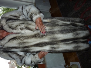 Webpelzmantel von Goldmann  Schnee Ilis Optik GR 40