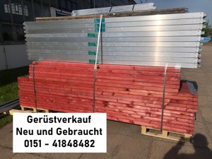 gebrauchtes Baugerüst Gerüst gebraucht 75m2 0151-41848482 Thieme-Gerueste.de 120m2 Gerüst gebrauch Bild 7
