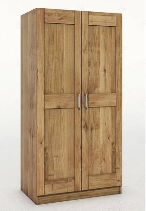 Kleiderschrank 4trg. Spiegel Tobi 4S Wildeiche teilmassiv Bild 4