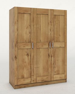 Kleiderschrank 4trg. Spiegel Tobi 4S Wildeiche teilmassiv Bild 5