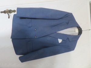 Jacket mit Gilet, blau, Größe 38
