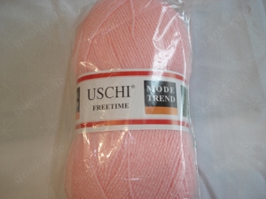 12 x 150 g Strick und Häkelgarn Uschi Polar rosa 405 m neu OVP Bild 3