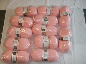 12 x 150 g Strick und Häkelgarn Uschi Polar rosa 405 m neu OVP