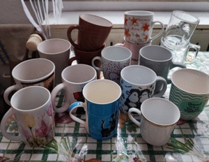 Tassen verschiedenen  