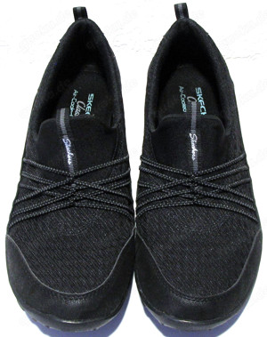 Skechers Slipper - Gr. 39,5 - Sohleninnenlänge: 26,5 cm - schwarz - Memory Foam Bild 2