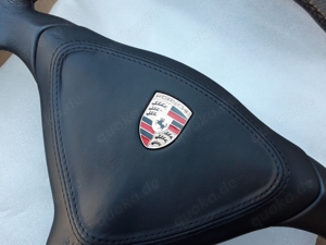 Porsche 911 993 996 Boxster 986 3 Speichen Lenkrad Leder Airbag Sehr selten TOP Bild 2