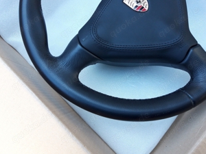 Porsche 911 993 996 Boxster 986 3 Speichen Lenkrad Leder Airbag Sehr selten TOP Bild 8