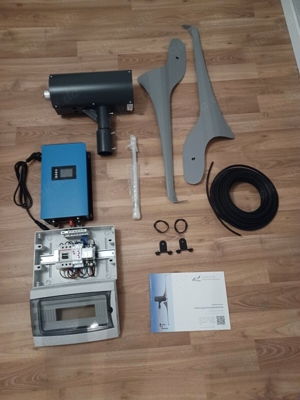 SkyWind 1.000W 230V Vers 5.6 Windkraftanlage,Windrad mit Wechselrichter und Zub