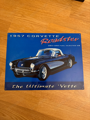 Blechschild Corvette Bild 5