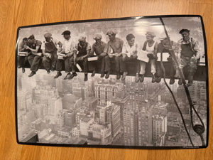 Blechschild New York Arbeiter Bild 2