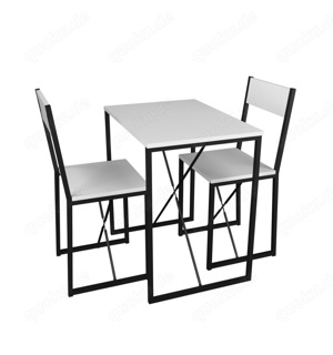 Tisch mit 2 Stühlen