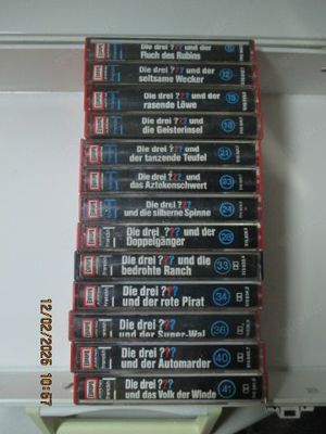 3-Fragezeichen-Kassetten (???), 13 Stück