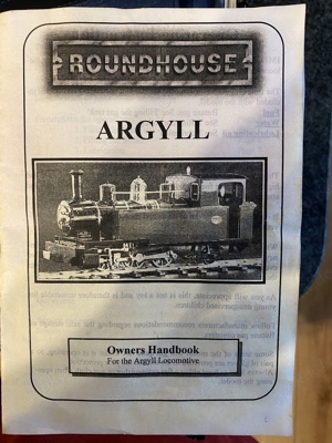 Roundhouse Argyll G Spur Radio gesteuerter Dampfzug Bild 6
