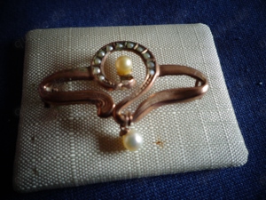 alte Brosche - Anstecknadel