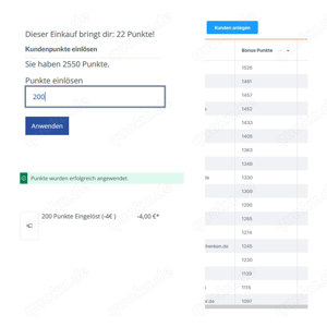 Individuelles Bonussystem für Shopware 6 - Treuepunkte sammeln Bild 3