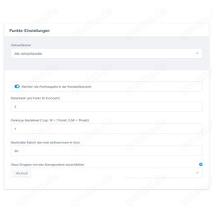 Individuelles Bonussystem für Shopware 6 - Treuepunkte sammeln Bild 2