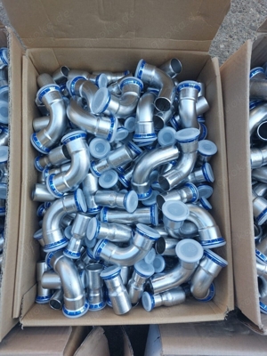 GEBERIT MAPRESS EDELSTAHL Pressfitting diverse Größen, Winkel, T-Stück, Bogen