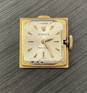 Rolex Precision Ref8790 Schmuckuhr Damen 750 Gold 0,30ct Brillantbesatzt