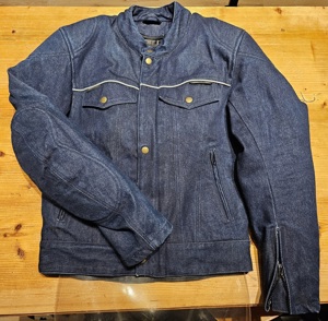 Jeans-Motorradjacke Damen Gr S für Motorroller, Moped, Mofa, neu