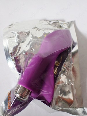 Auflege Vibrator mit Bullet, lila, NEU mit Hygienesiegel.