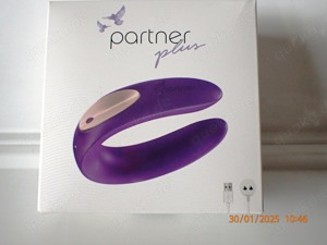 Paarvibrator lila NEU mit Hygienesiegel Bild 3