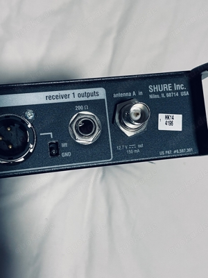 SHURE UR4D -R9-790-865MHz + 2 X UR2 mit 2 X SM86 Kapsel(Wie Neu )vollfunktion ! Bild 5