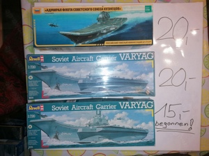 Revell und Zvesda Flugzeugträger 