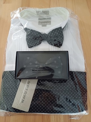 Smoking Hemd mit Anzug Gr.60