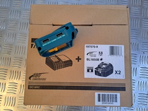 Makita Original Power Source Kit DC18RC + 2 x 1850B + Adapter 2xUSB Lampe - neu unbenutzt - Bild 2