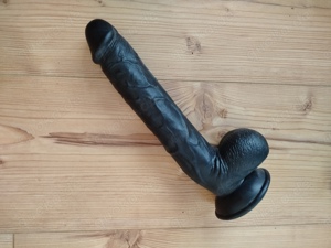 Schwarzer großer Dildo 28 x 5 Bild 2