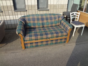 Polster-Schlafsofa Landhaus Style B 170 cm,  Lieglf. B 130  L 200 cm