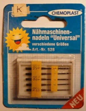 Nähmaschinennadeln - Verschiedene Größen