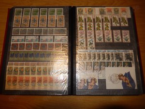 Bund: umfangreicher Briefmarken-Lagerbestand in 9 Alben Bild 7