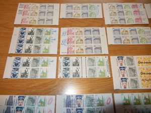 Deutschland: 39 Markenheftchen (über 630 Euro Michel) Bild 2
