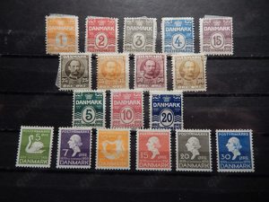 Dänemark: versch. ältere Briefmarken (knapp 300 Euro Michel)