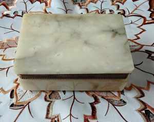 Zigarettenbox, Marmor