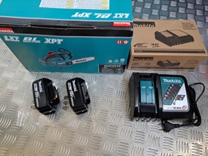 Makita DUC254 Akku Kettensäge + 2 x Akkus 1860B LED in 6Ah + Ladegerät - neu