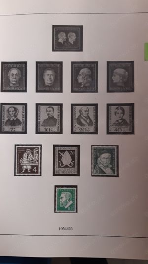 Briefmarken BRD 1949-1964 postfrisch auf Vordruckblättern Bild 4