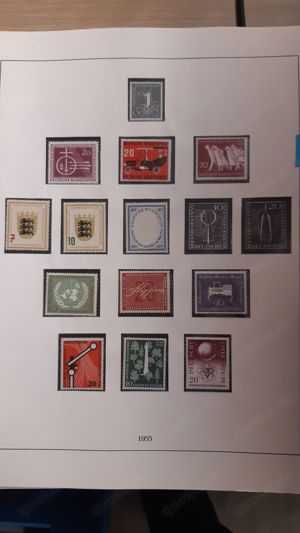 Briefmarken BRD 1949-1964 postfrisch auf Vordruckblättern Bild 5
