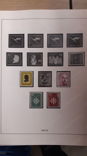 Briefmarken BRD 1949-1964 postfrisch auf Vordruckblättern Bild 6