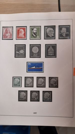Briefmarken BRD 1949-1964 postfrisch auf Vordruckblättern Bild 9