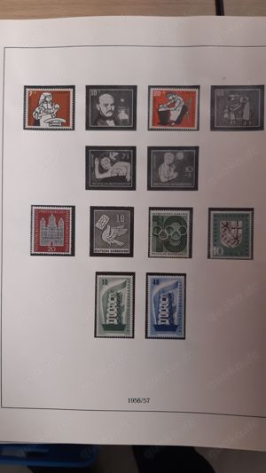 Briefmarken BRD 1949-1964 postfrisch auf Vordruckblättern Bild 7